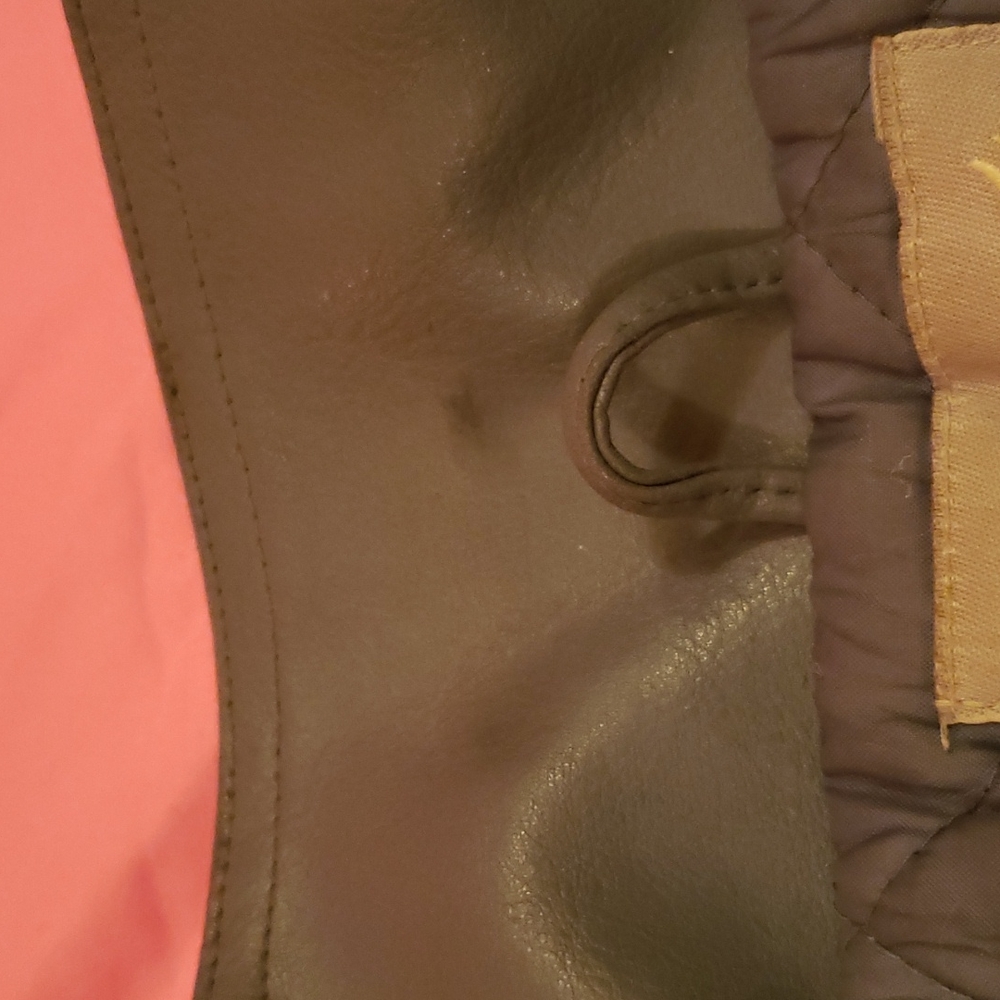 Avirex Leather Jacket Vintage size 3T ( kids) - Picture 7 of 11